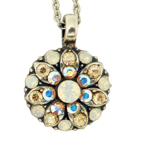 Mariana Guardian Angel Crystal Pendant Necklace 777 Opal Clear AB - ILoveThatGift