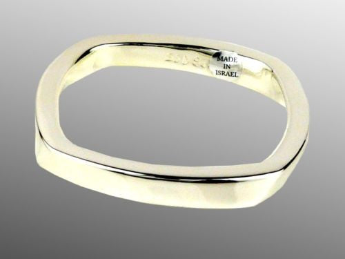 Simon Sebbag Rounded Square Sterling Silver 925 Bangle Bracelet B1237 - ILoveThatGift