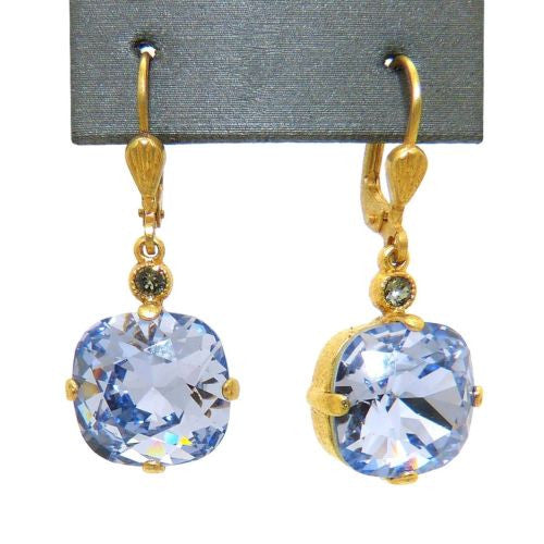 La Vie Parisienne Earrings Swarovski Crystal Popesco Provence Lavender LIMITED E - ILoveThatGift