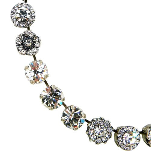 Mariana Handmade Swarovski Crystal Silver Necklace 3084 001001 All Clear Crystal - ILoveThatGift