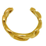 Simon Sebbag 24K Gold Plated Sterling Silver 925 Wide Chain Link Bangle Bracelet - ILoveThatGift
