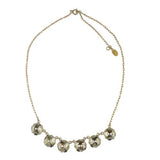 La Vie Parisienne Gold Shade Crystal Faceted Necklace 1257G Popesco - ILoveThatGift