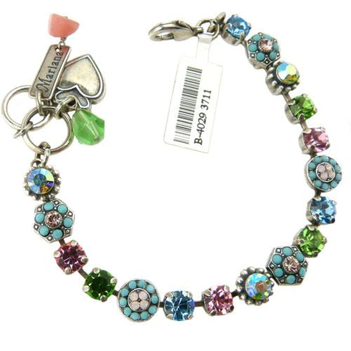 Mariana Handmade Swarovski Crystal 4029 Bracelet 3711 Green Pink Blue - ILoveThatGift