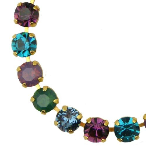 Mariana Handmade Swarovski Crystal Gold Bracelet 4252 1019 Blue Purple Pink - ILoveThatGift