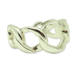 Simon Sebbag Sterling Silver 925 Wide Chain Link Bangle Bracelet B1342 - ILoveThatGift