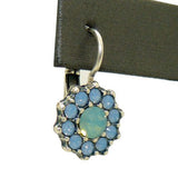 Mariana Handmade Swarovski Crystal Earrings 1157 7171 Daquiri Blue Sea Green - ILoveThatGift