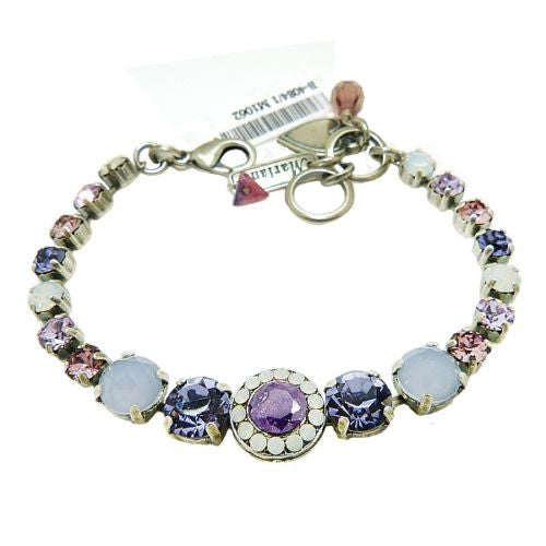 Mariana Handmade Swarovski Silver Bracelet 4084/1 1062 Purple Rain Amethyst Viol - ILoveThatGift