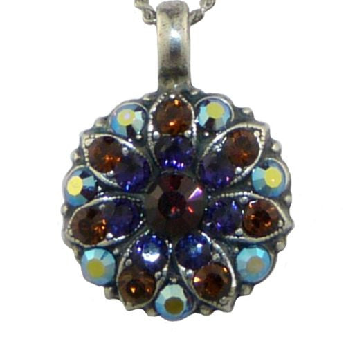 Mariana Guardian Angel Crystal Pendant Necklace 1030 Topaz Amethyst Crystal AB - ILoveThatGift