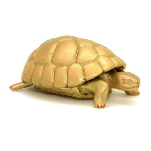 Michael Michaud Turtle Tortoise Trinket Jewelry Box Siver Seasons Table Arts - ILoveThatGift