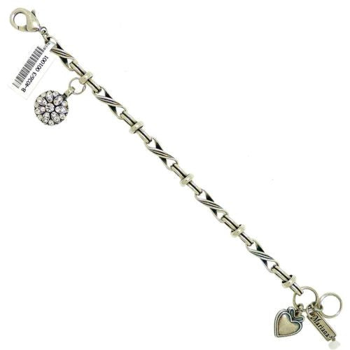 Mariana Swarovski Crystal Guardian Angel Charm Silver Bracelet 4026/3 001001 Cle - ILoveThatGift