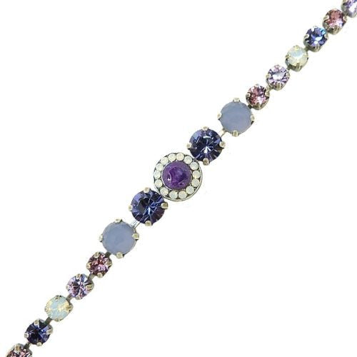 Mariana Handmade Swarovski Silver Bracelet 4084/1 1062 Purple Rain Amethyst Viol - ILoveThatGift