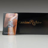 Caroline Rocha Handmade Swarovski Crystal Leather Green Gold Cuff Bracelet - ILoveThatGift