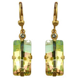 La Vie Parisienne Earrings Swarovski Crystal Dangle Popesco 6526G Jonquil Yellow - ILoveThatGift