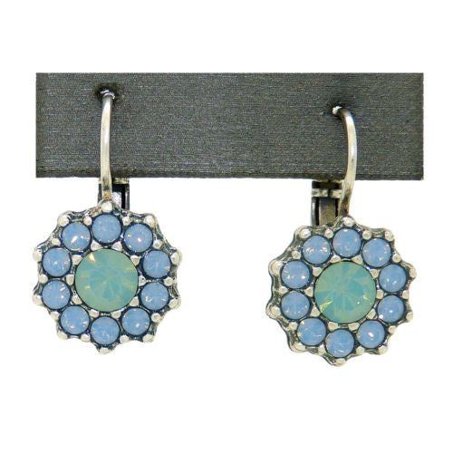 Mariana Handmade Swarovski Crystal Earrings 1157 7171 Daquiri Blue Sea Green - ILoveThatGift