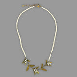 Flowering Myrtle 16" Adjustable Pearl Necklace by Michael Michaud - ILoveThatGift