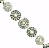 Mariana Handmade Swarovski Crystal Silver Bracelet 4079/1 001AB Clear Rainbow - ILoveThatGift