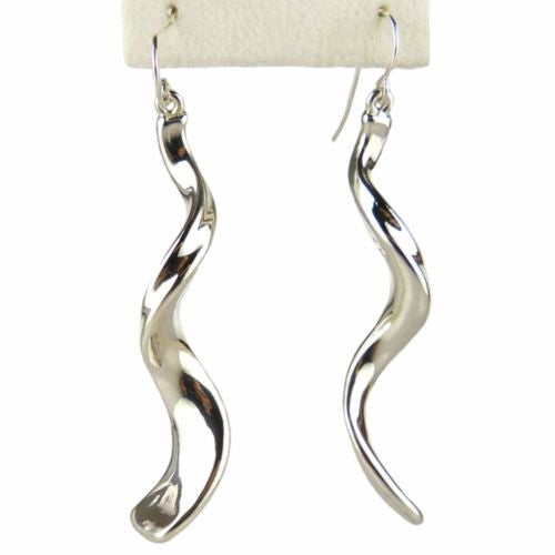 Simon Sebbag Sterling Silver Corkscrew Twisty Earrings E2734 - ILoveThatGift