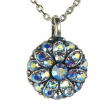 Mariana Guardian Angel Crystal Pendant Necklace 211AB Crystal Vitrail Light Blue - ILoveThatGift