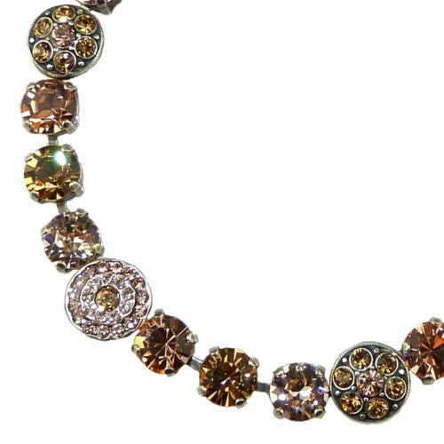 Mariana Handmade Swarovski Silver Bracelet 4044 39132 Topaz Clear - ILoveThatGift