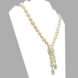 Simon Sebbag Short White Pearl Necklace Sterling Silver 925 Drops NB722P - ILoveThatGift