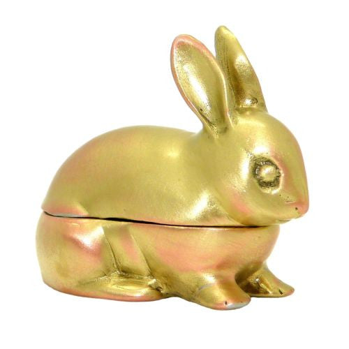 Michael Michaud Rabbit Hare Trinket Jewelry Box from Silver Seasons Table Arts - ILoveThatGift