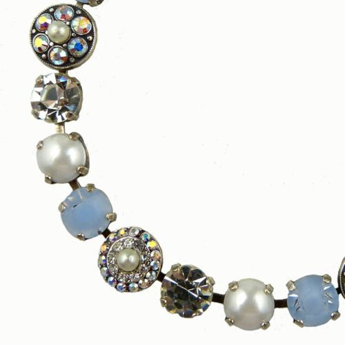 Mariana Handmade Swarovski Silver Bracelet 4044 M48001 Pearl Crystal Opal - ILoveThatGift