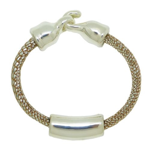 Simon Sebbag Sterling Silver 925 Bead Bracelet Sueded Pearl Leather 230P - ILoveThatGift