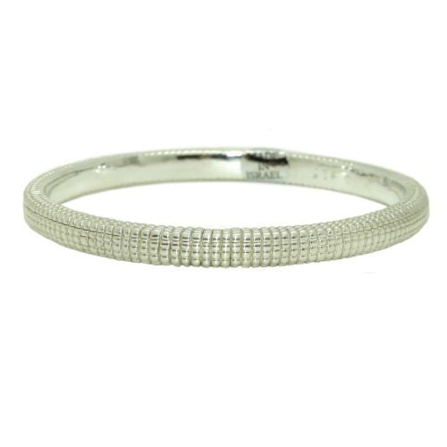 Simon Sebbag Sterling Silver 925 Textured Lattice Bangle Bracelet B1337 - ILoveThatGift