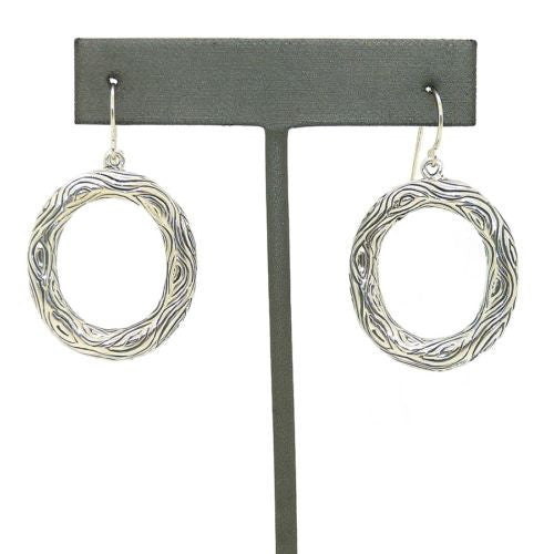Simon Sebbag Open Bali Wire 925 Sterling Silver 2340 Oval Earrings - ILoveThatGift