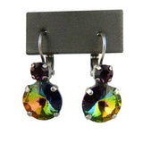 Mariana Handmade Swarovski Crystal Large Round Earrings 1037R 1033 Rivoli Rainbow - ILoveThatGift