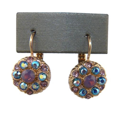 Mariana Handmade Swarovski Crystal Earrings Rose Gold 1401 1312 Rose Water Opal - ILoveThatGift