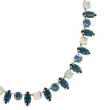 Mariana Handmade Swarovski Necklace 3143/1 1069 Mood Indigo Blue - ILoveThatGift