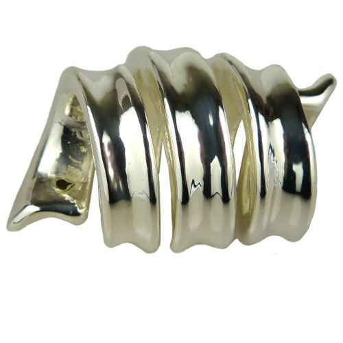 Simon Sebbag Ribbon Swirl Sterling Silver Slide Bead 270 for Leather Necklace - ILoveThatGift