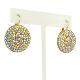 Mariana Handmade Swarovski Crystal Earrings Roundel Design Seaside 1078/1 001AB - ILoveThatGift