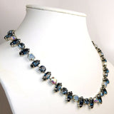 Mariana Handmade Swarovski Necklace 3143/1 1069 Mood Indigo Blue - ILoveThatGift