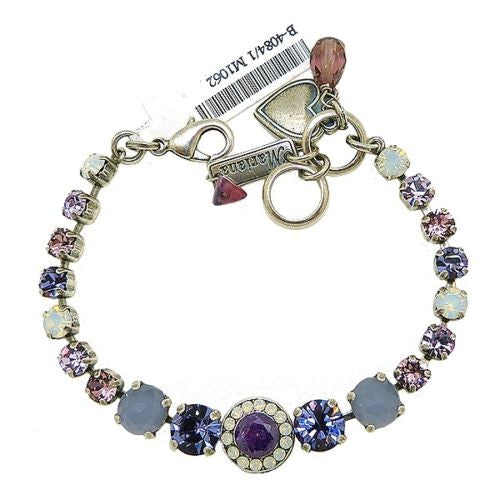 Mariana Handmade Swarovski Silver Bracelet 4084/1 1062 Purple Rain Amethyst Viol - ILoveThatGift