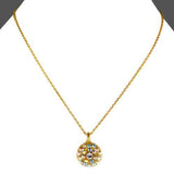 Mariana Guardian Angel Crystal Pendant Gold Necklace AB Crystal 001AB - ILoveThatGift