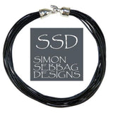 Simon Sebbag Leather Necklace Black 17