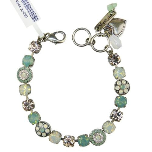 Mariana Handmade Swarovski Necklace 3161 23439 Clear Peach Opal Pearl Seaside - ILoveThatGift