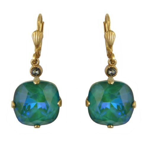 La Vie Parisienne Earrings Swarovski Crystal Popesco 6556G Mermaid - ILoveThatGift