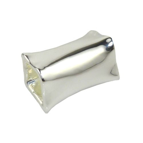 Simon Sebbag Sterling Squared Smooth Silver Slide Bead 202 for Leather Necklace - ILoveThatGift