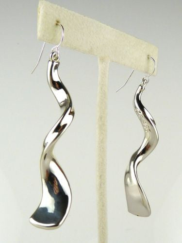 Simon Sebbag Sterling Silver Corkscrew Twisty Earrings E2734 - ILoveThatGift