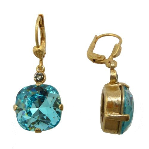 La Vie Parisienne Earrings Swarovski Crystal Popesco 6556G Electric Blue - ILoveThatGift