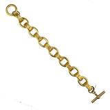 La Vie Parisienne Gold Chain Link Bracelet 1714G Popesco - ILoveThatGift