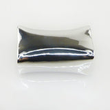 Simon Sebbag Sterling Squared Smooth Silver Slide Bead 202 for Leather Necklace - ILoveThatGift