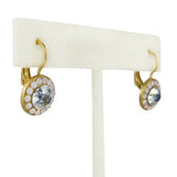 Mariana Handmade Swarovski Crystal Earrings 1129 1028 Rosewater Opal Azore Blue - ILoveThatGift