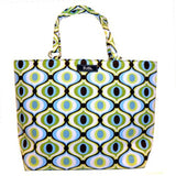 Posh by Tori Groove Contemporary Diaper Bag NWT Blue Green Brown White - ILoveThatGift
