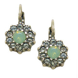 Mariana Handmade Swarovski Crystal Earrings 1157 1065 Chrysolite Opal Mojito