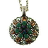 Mariana Guardian Angel Crystal Pendant Silver Necklace 4601 Blue Opal Topaz - ILoveThatGift