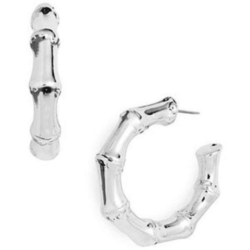 Simon Sebbag Sterling Silver 925 Bamboo Hoop Earring E2356 - ILoveThatGift